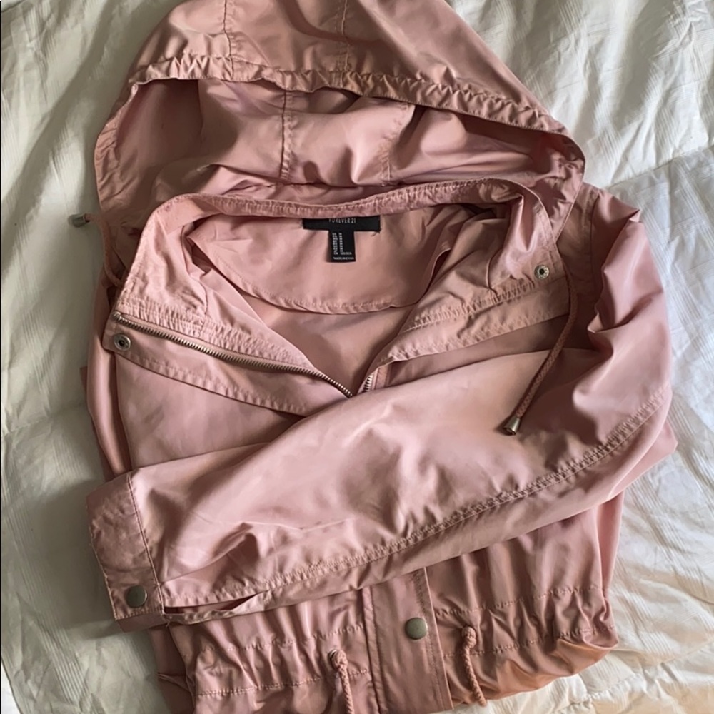 Forever 21 dusty pink spring jacket